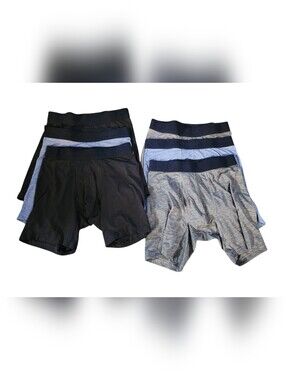 Wrangler Men's Boxer Briefs 6-Pack - Black & Blue